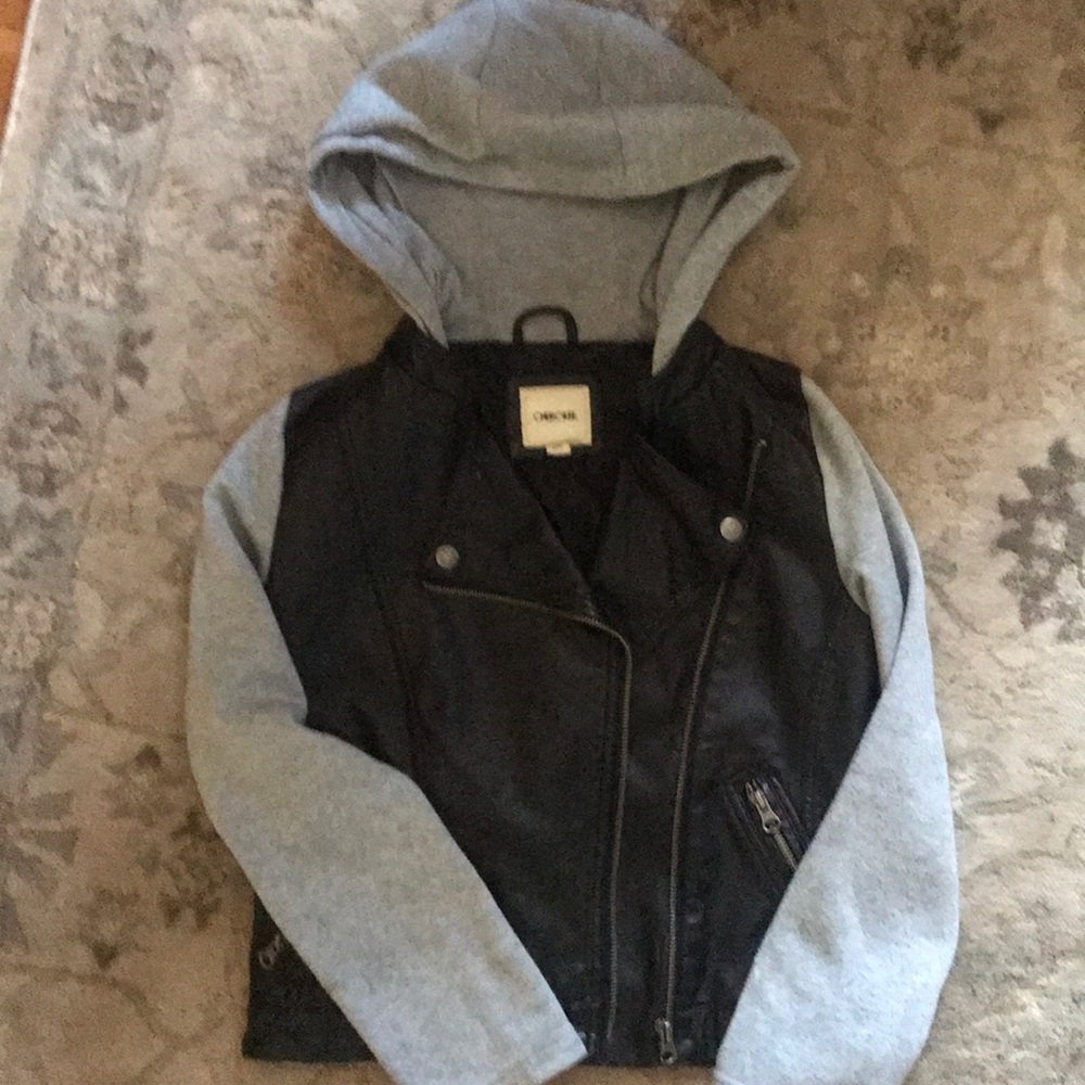 Large girls leather jacket